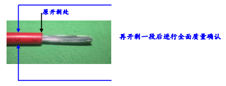 剝線質量確認